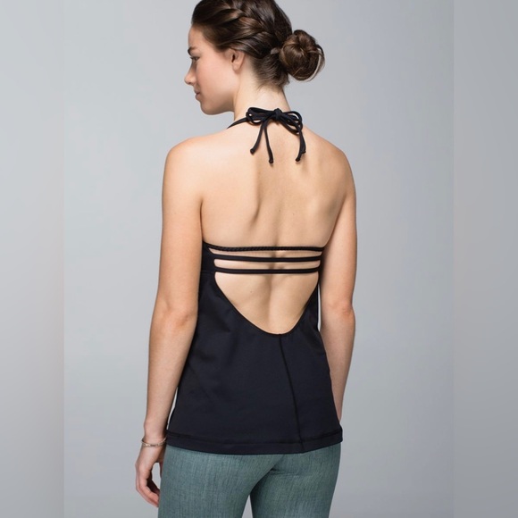 lululemon athletica Tops - Lululemon Wandering Yogi Halter
Black, Sz 6